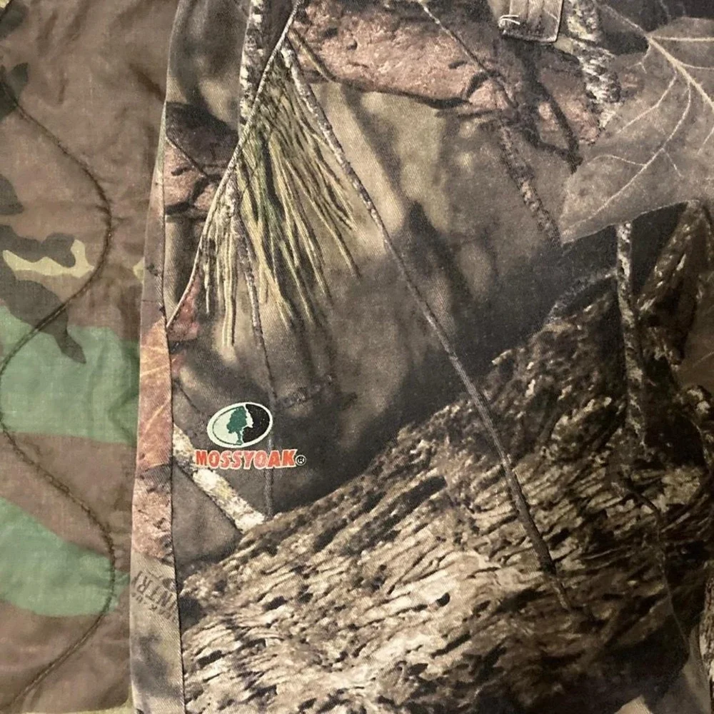 Mossy Oak y2k baggy camo all‎ over print cargo pants Realtree break up mens 40
